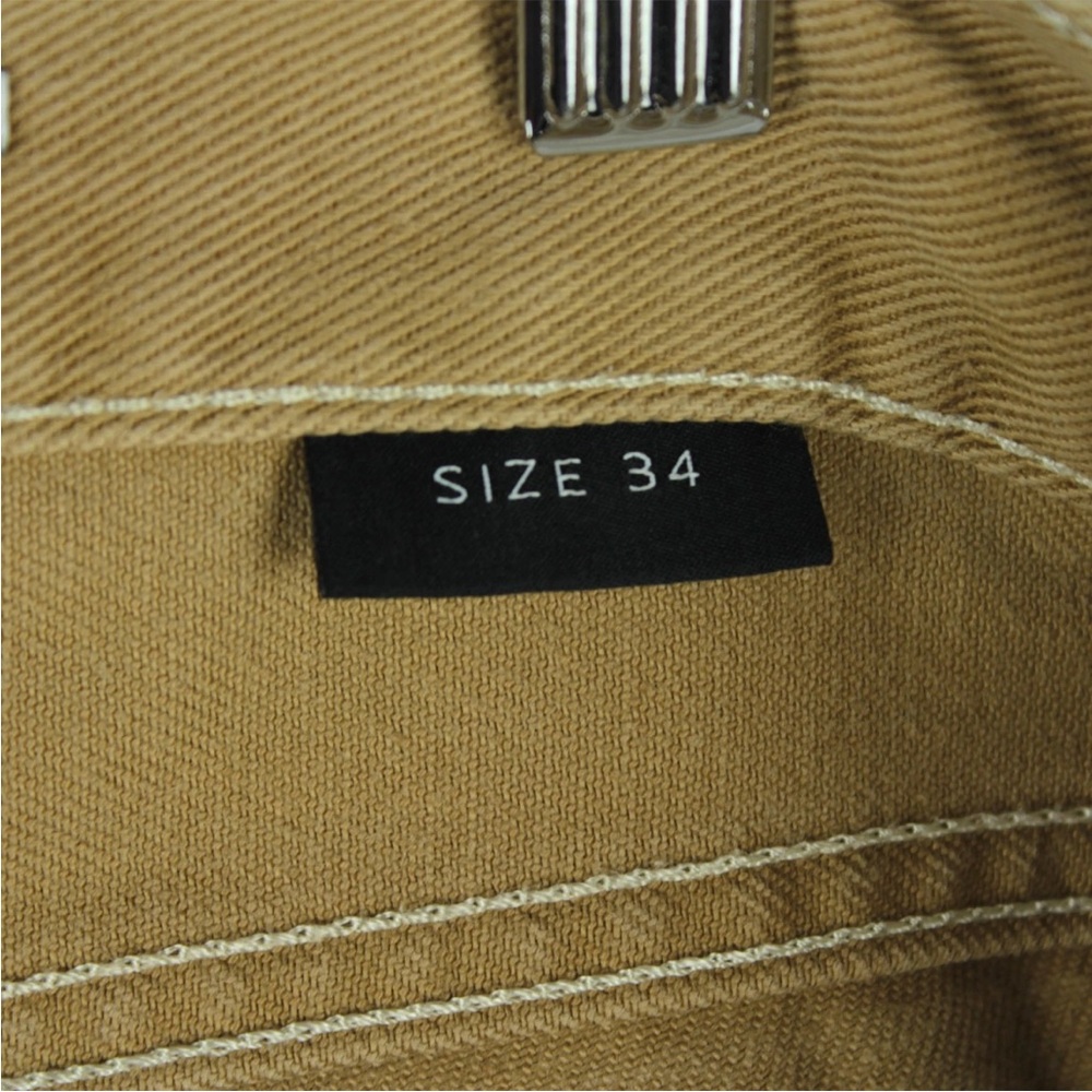 President's Tuscany P's Japanese Fabric Brown Cotton Mens Size 32x27 Pants Italy - Picture 8 of 15